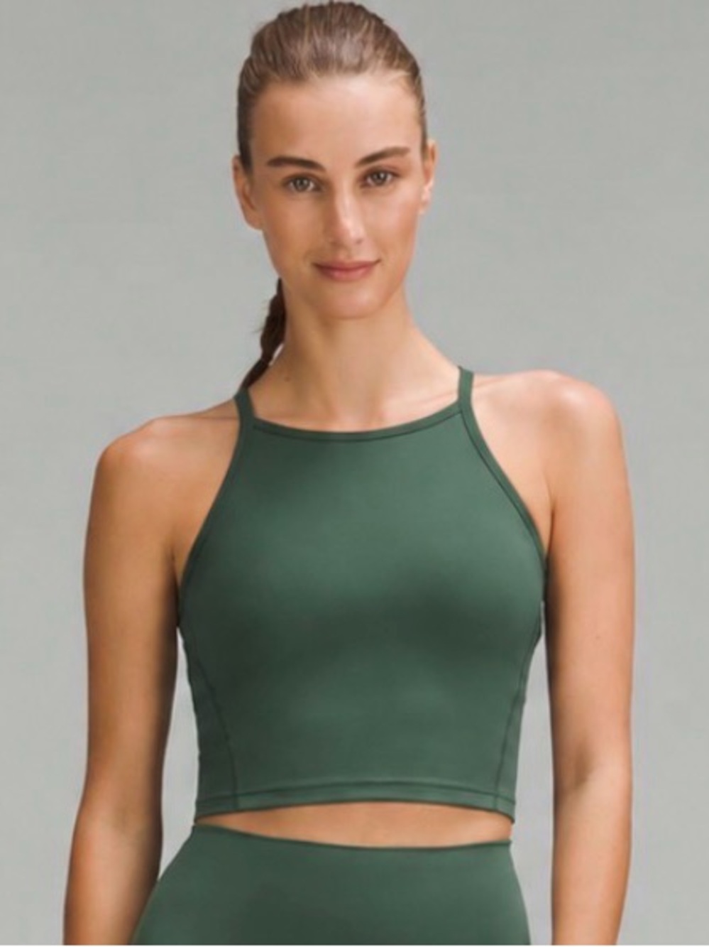 lululemon Wunder Train High Neck Cross Back Tank Top